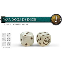 War Dogs D6 dices 16mm